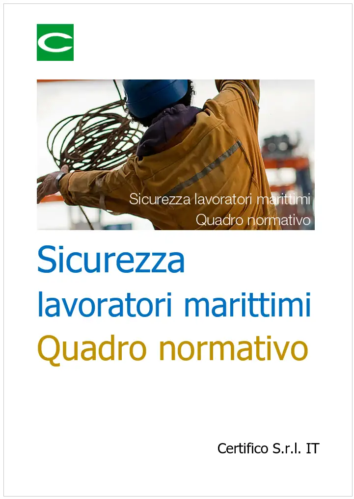 Sicurezza lavoratori marittimi: quadro normativo